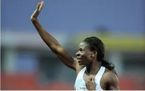  ?? ?? GOODBYE ... Amantle Montsho concluded her Olympic games in Tokyo, Japan story book running career at the 2020