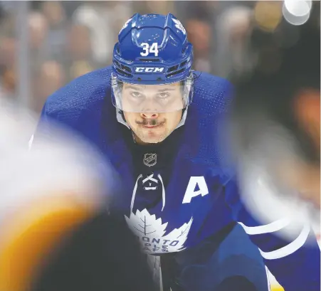  ?? GETTY IMAGES FILES ?? Both TSN and Sportsnet have all but ignored a story that Toronto Maple Leafs star Auston Matthews tested positive for COVID-19.