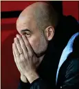  ??  ?? Man City manager Guardiola