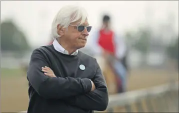  ?? AP FILE PHOTO ?? Bob Baffert, trainer of Medina Spirit whose Kentucky Derby win is in jeopardy, is suing the Kentucky Horse Racing Commission.