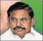  ??  ?? Tamil Nadu CM Palaniswam­i