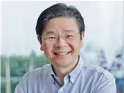  ?? ?? Lawrence Wong will be Singapore’s fourth prime minister since 1965