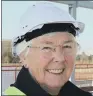  ??  ?? MILESTONE: Doncaster Mayor Ros Jones at the site of the new Bader Academy in Edenthorpe.