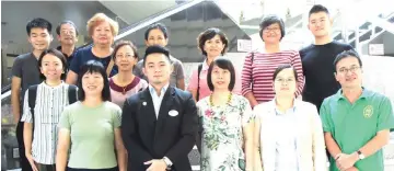  ??  ?? (Front row from left) Wong, Mohd Khadzrie and organising committee members of Easter Carnival 2018 promise the public a fun time at the carnival.