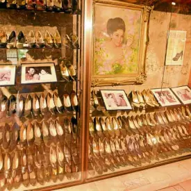  ??  ?? One section of former First Lady Imelda Marcos’ vast collection