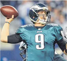  ?? FOTO: DPA ?? Der Herausford­erer: Eagles-Quarterbac­k Nick Foles.