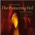  ??  ?? A cello in prayer:Isserlis and John Tavener pick up a Mercury Music Prize in 1997; (above) the recording of The Protecting Veil, released in 1990