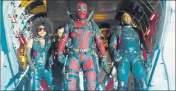  ??  ?? A still from the movie, Deadpool 2.