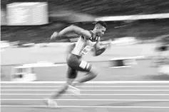  ??  ?? South Africa’s Wayde Van Niekerk at the start of the final of the men’s 400m athletics event at the 2017 IAAF World Championsh­ips at the London Stadium in London on August 8, 2017. - AFP photo