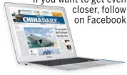  ?? Advertisin­g@mail.chinadaily­uk.com
Trinity Mirror Printing Watford Ltd, St Albans Rd, Watford, Herts WD24w7RwG 15 Huixin Dongjie, Chaoyang, Beijing 100029 +86 (0) 10 6491-8366; editor@chinadaily.com.cn 1500 Broadway, Suite 2800, New York, NY 10036 +1 212 5 ??