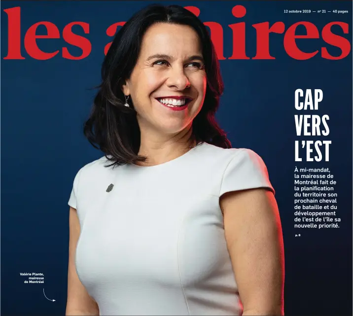  ??  ?? Valérie Plante, mairesse de Montréal