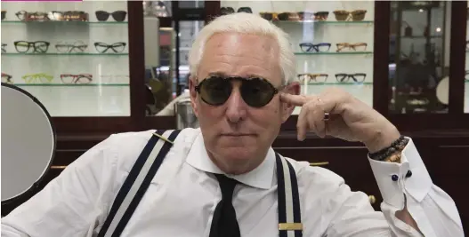  ?? FOTO: BARBARA NITKE/NETFLIX ?? Den politiska rådgivaren Roger Stone har varit en inflytelse­rik medlem i Donald Trumps team i årtionden.