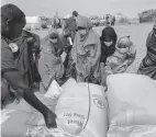  ?? CLAIRE NEVILL/WFP VIA AP ?? Last June, Ethiopia’s government cut off almost all access to food aid, medical supplies, cash and fuel to Tigray.
