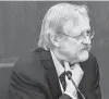  ?? Associated Press ?? Dr. Martin Tobin testifies Thursday about the moment of George Floyd’s death under Chauvin’s knee on May 25.