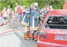  ?? ARCHIVFOTO: KILI ?? Die Feuerwehr, aber auch die anderen Rettungsdi­enste absolviere­n viele Übungen im Jahr.
