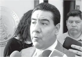  ?? GILBERTO LASTRA ?? Luis Enrique Benítez, diputado local del PRI en Durango.