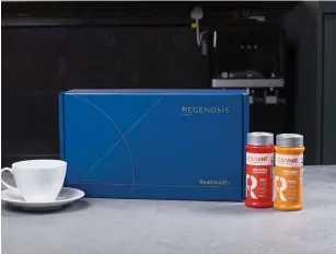  ?? ?? Regenosis uses its RealHealth programme to help its clients to better understand their own health, genetic and
DNA profile, and achieve their health goals.