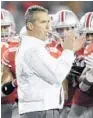  ?? JAY LAPRETE/ASSOCIATED PRESS ?? Ohio State coach Urban Meyer is on administra­tive leave.
