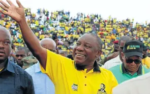  ??  ?? The writer argues that President Cyril Ramaphosa faces a huge task in transformi­ng and leading the renewal of the ANC. Picture: Gallo Images / Sowetan / Antonio Muchave