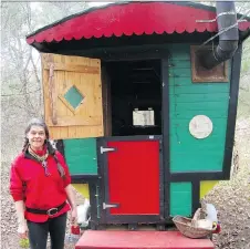  ??  ?? Ann Haggerty will bring along her caravan April 21 as she speaks about her tiny living experience­s at the Century 21 Perth Tiny House & Green Home Festival, hosted by Algonquin College Perth Campus.