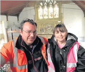  ?? Abby Bolter ?? > Husband and wife Julian and Marianne Cash run the charity Community Furniture Aid