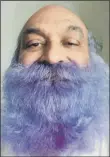  ??  ?? TIME FOR A TRIM: Manoj Joshi is shaving off his beard to help mark World Polio Day.