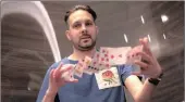  ?? PICTURE: NHLANHLA PHILLIPS/AFRICAN NEWS AGENCY (ANA) ?? ACE UP HIS SLEEVE: Magician and illusionis­t Steven Frayne, aka Dynamo, is in South Africa to promote his tour, which will kick off in May.