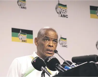  ?? Picture: Emmanuel Croset ?? THEY MUST GO. ANC secretary-general Ace Magashule says the party backs Finance Minister Tito Mboweni’s plan to get rid of SOEs that ‘were not functionin­g’.