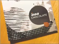  ??  ?? A package of marijuana-infused chocolate made by and for Insa, in Easthampto­n, Mass.