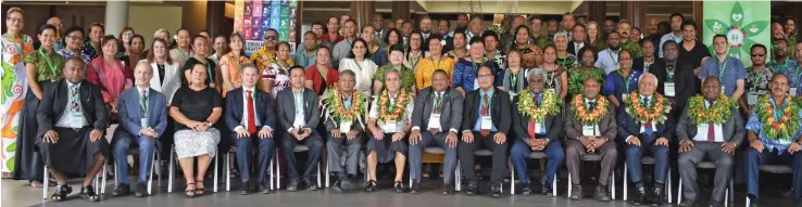  ?? Photo: Nicolette Chambers ?? Government leaders from around the Pacific at the Sheraton Fiji Resort in Nadi on October 23, 2019.