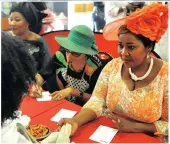  ?? PICTURE: AP PICTURE: THOBILE MATHONSI ?? First lady Bongi Ngema-Zuma getting screened for diabetes before hosting a fund-raising high tea at the CSIR in celebratio­n of Women’s Month.