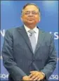  ?? HT/FILE ?? Tata Sons chairman N Chandrasek­aran