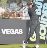  ?? // AFP ?? Sergio García durante el LIV Golf Las Vegas, que finalizó ayer