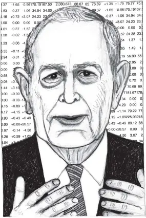  ??  ?? Michael Bloomberg; drawing by Mark Alan Stamaty