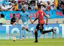  ?? Picture: WERNER HILLS ?? TUG-OF-WAR: Chippa United’s Augustine Kwem, left, seen here in action against Orlando Pirates’ Happy Jele, is at a crossroads.