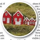  ??  ?? Downsizing: Tiny houses for elves in Strandarki­rkja