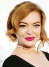  ??  ?? Lindsay Lohan