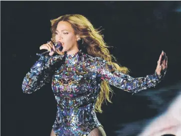  ??  ?? Beyonce will make MTV history if she wins all the 11 awards she is nominated for. — AFP file photo