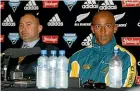  ?? PHOTOSPORT ?? Australian duo Eddie Jones and George Gregan after losing to the All Blacks in 2003.