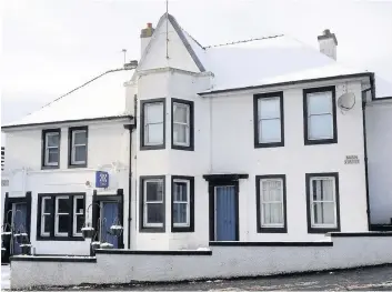  ??  ?? Changing times The former police office is at the heart of Strathaven town centre in Green Street