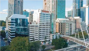  ?? PICTURES: AM ALPHA ?? AM alpha acquired the office tower 179 North Quay in Brisbane’s CBD in December 2018