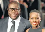  ??  ?? LATELY UNSHACKLED: Steve McQueen and Lupita Nyong’o