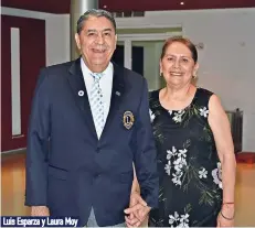  ??  ?? Luis Esparza y Laura Moy