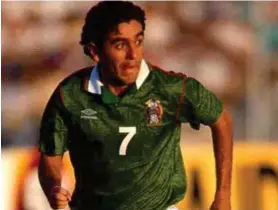  ?? CORTESÍA ?? El florense era delantero e hizo cuatro goles con la selección mexicana.