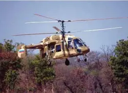  ??  ?? HAL is scheduled to produce the first of 140 Ka-226T twin-engined utility helicopter­s within two years for the AAC and IAF