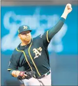  ?? JUSTIN EDMONDS — GETTY IMAGES ?? Brett Anderson took the loss but lasted six innings against the Rockies, a rare feat lately for A’s starters.