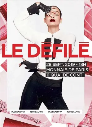  ??  ?? L’oreal to take over the monnaie de paris for its next show.