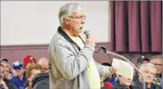  ?? COLIN CHISHOLM ?? Windsor resident Bruce Connolly said he’s concerned that the public is only getting involved now, with a short time left before the deadline to apply for funding.