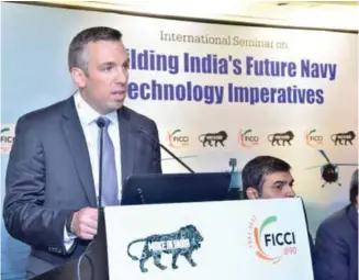  ??  ?? Presentati­on at the FICCI Seminar