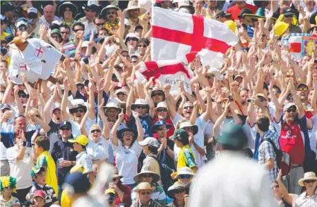  ?? ON THE WAY: The Barmy Army will bring their enthusiast­ic support to Townsville in November. ??